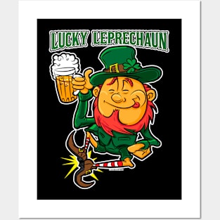 Lucky Leprechaun Posters and Art